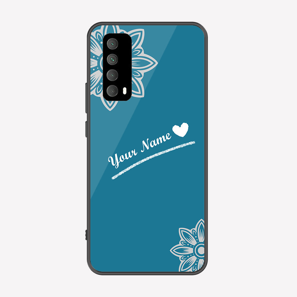 Huawei P smart 2021 Cover - Personalized Name Series - Premium Printed Metal soft Bumper shock Proof Case