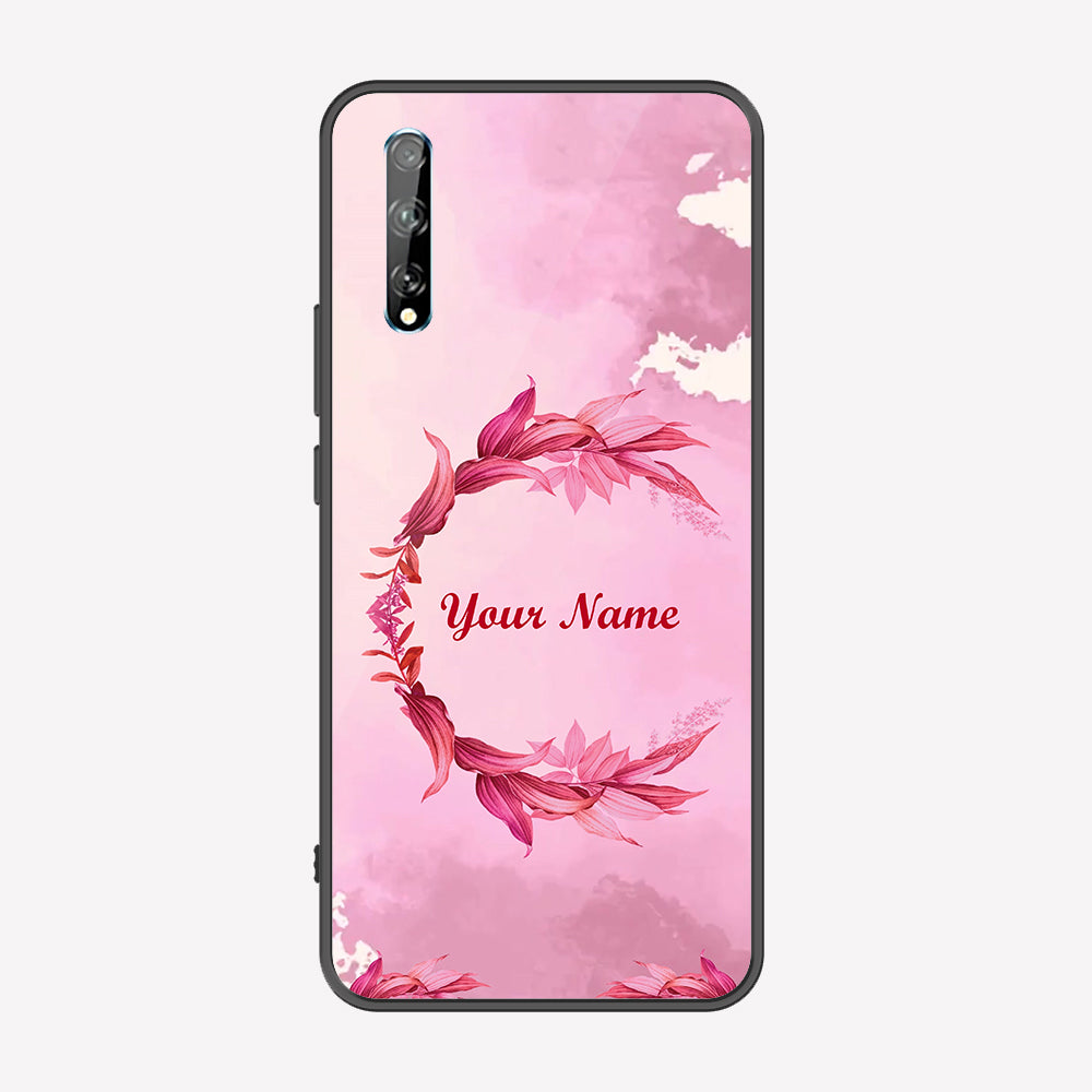 Huawei P Smart S Cover - Personalized Name Series - Premium Printed Metal soft Bumper shock Proof Case