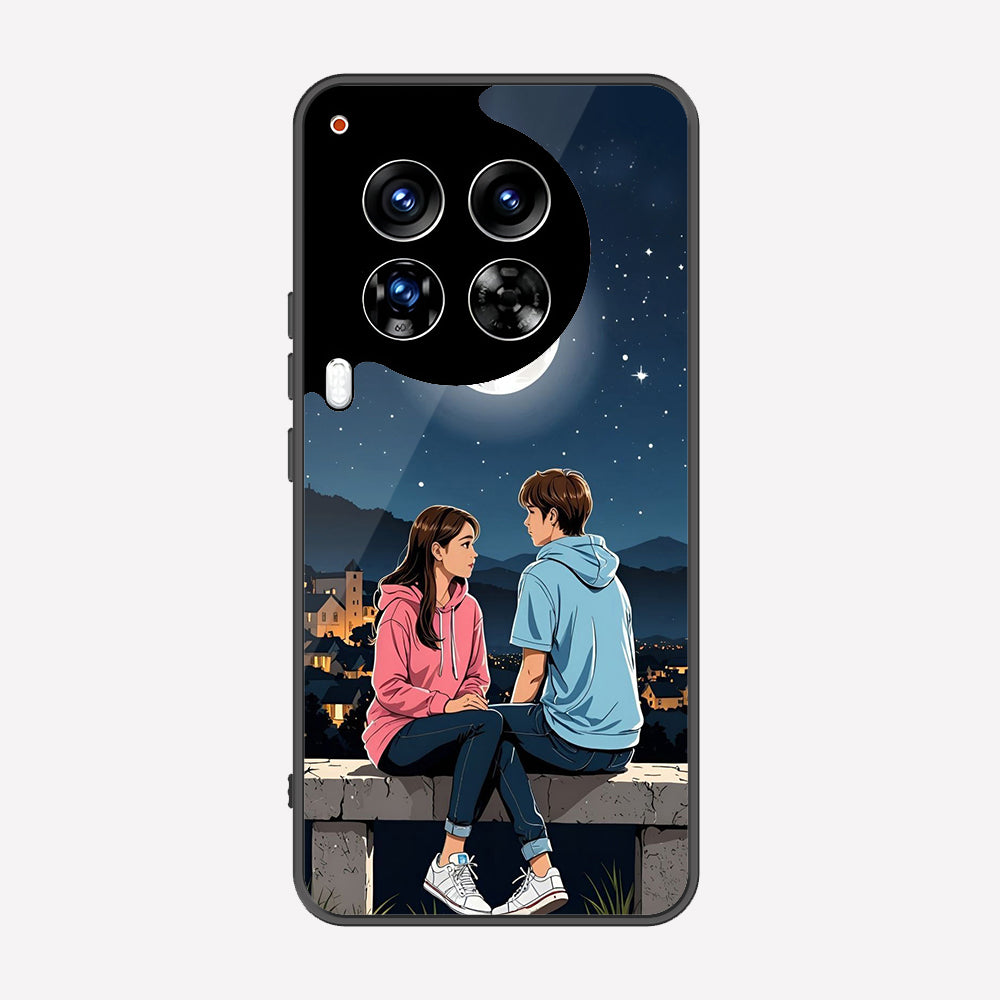 Tecno Camon 30 Premier 5G Cover - Love Couple Series - Premium Printed Metal soft Bumper shock Proof Case