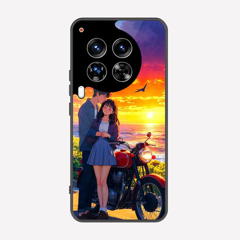Tecno Camon 30 Premier 5G Cover - Love Couple Series - Premium Printed Metal soft Bumper shock Proof Case