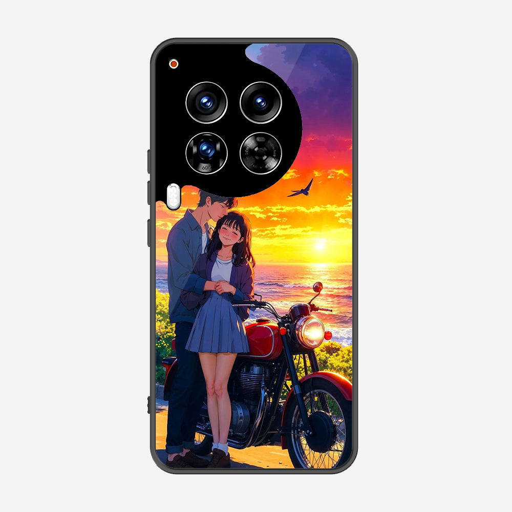 Tecno Camon 30 Premier 5G Cover - Love Couple Series - Premium Printed Metal soft Bumper shock Proof Case