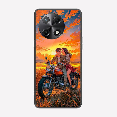 Tecno Camon 30S Cover - Love Couple Series - Premium Printed Metal soft Bumper shock Proof Case