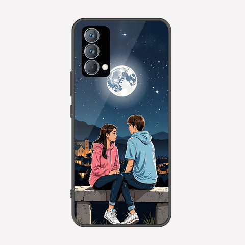 Realme GT Master Cover - Love Couple Series - Premium Printed Metal soft Bumper shock Proof Case