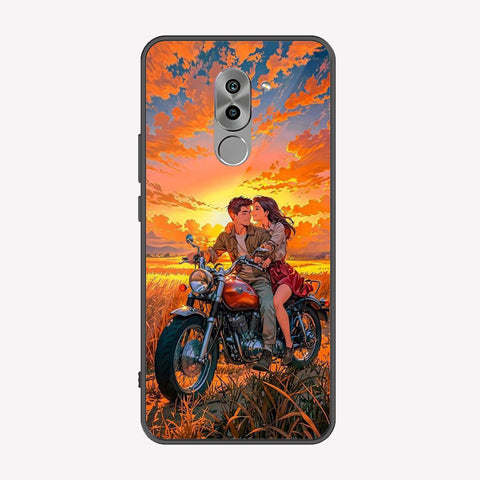 Huawei Honor 6X / Mate 9 Lite Cover - Love Couple Series - Premium Printed Metal soft Bumper shock Proof Case