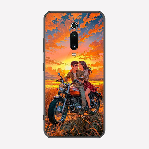 Xiaomi Redmi K20 Cover - Love Couple Series - Premium Printed Metal soft Bumper shock Proof Case