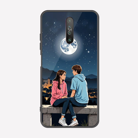 Xiaomi Redmi K30 Cover - Love Couple Series - Premium Printed Metal soft Bumper shock Proof Case