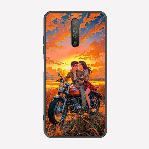 Xiaomi Redmi K30 Cover - Love Couple Series - Premium Printed Metal soft Bumper shock Proof Case
