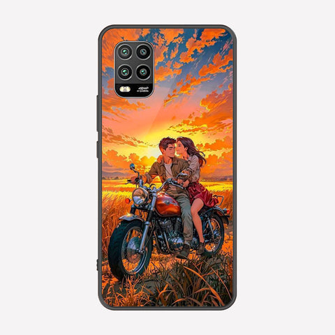Xiaomi Mi 10 Lite 5G Cover - Love Couple Series - Premium Printed Metal soft Bumper shock Proof Case