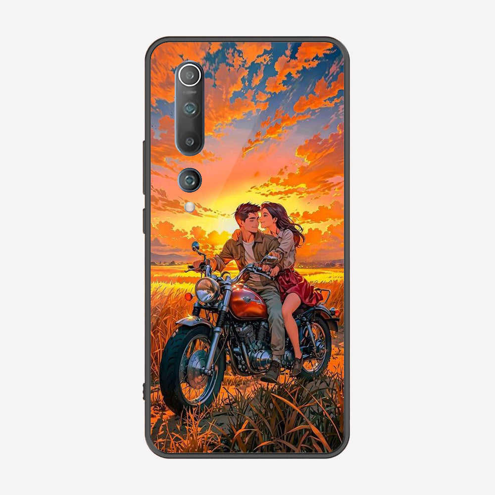 Xiaomi Mi 10 Pro Cover - Love Couple Series - Premium Printed Metal soft Bumper shock Proof Case