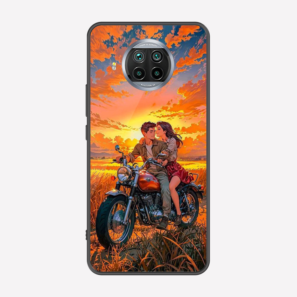 Xiaomi Mi 10i Cover - Love Couple Series - Premium Printed Metal soft Bumper shock Proof Case
