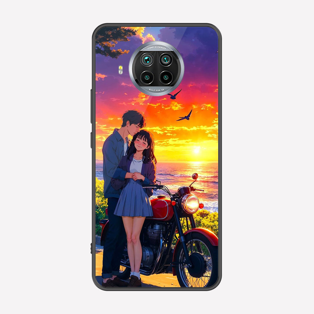 Xiaomi Mi 10i Cover - Love Couple Series - Premium Printed Metal soft Bumper shock Proof Case