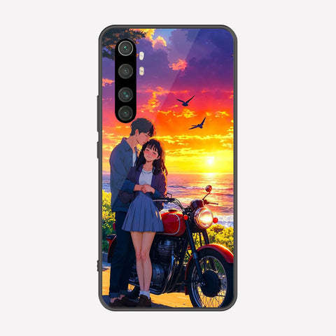 Xiaomi Mi Note 10 Lite Cover - Love Couple Series - Premium Printed Metal soft Bumper shock Proof Case