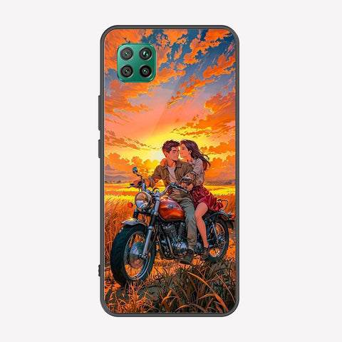 Huawei Nova 7i Cover - Love Couple Series - Premium Printed Metal soft Bumper shock Proof Case