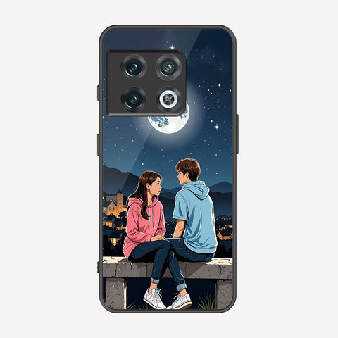 OnePlus 10 Pro Cover - Love Couple Series - Premium Printed Metal soft Bumper shock Proof Case