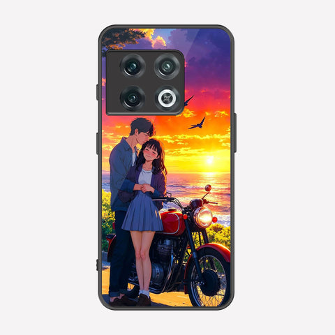 OnePlus 10 Pro Cover - Love Couple Series - Premium Printed Metal soft Bumper shock Proof Case