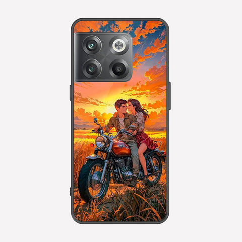 OnePlus 10T Cover - Love Couple Series - Premium Printed Metal soft Bumper shock Proof Case