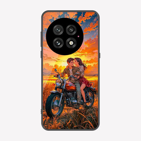 OnePlus 13 Cover - Love Couple Series - Premium Printed Metal soft Bumper shock Proof Case