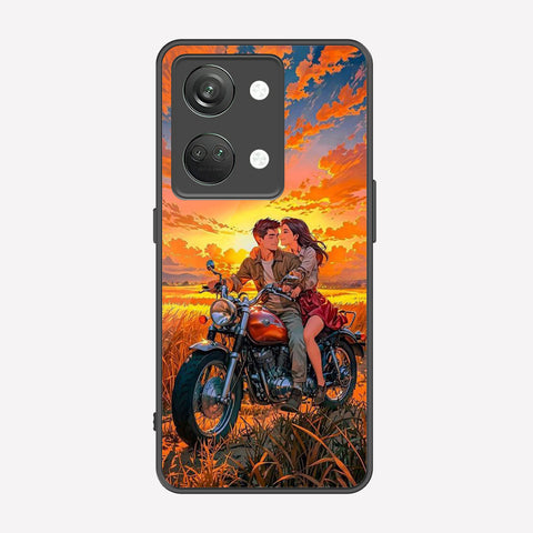 One Plus Nord 3 Cover - Love Couple Series - Premium Printed Metal soft Bumper shock Proof Case