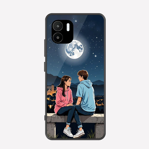 Xiaomi Poco C50 Cover - Love Couple Series - Premium Printed Metal soft Bumper shock Proof Case