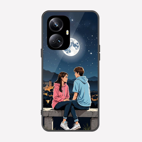 Realme 10 Pro Plus Cover - Love Couple Series - Premium Printed Metal soft Bumper shock Proof Case