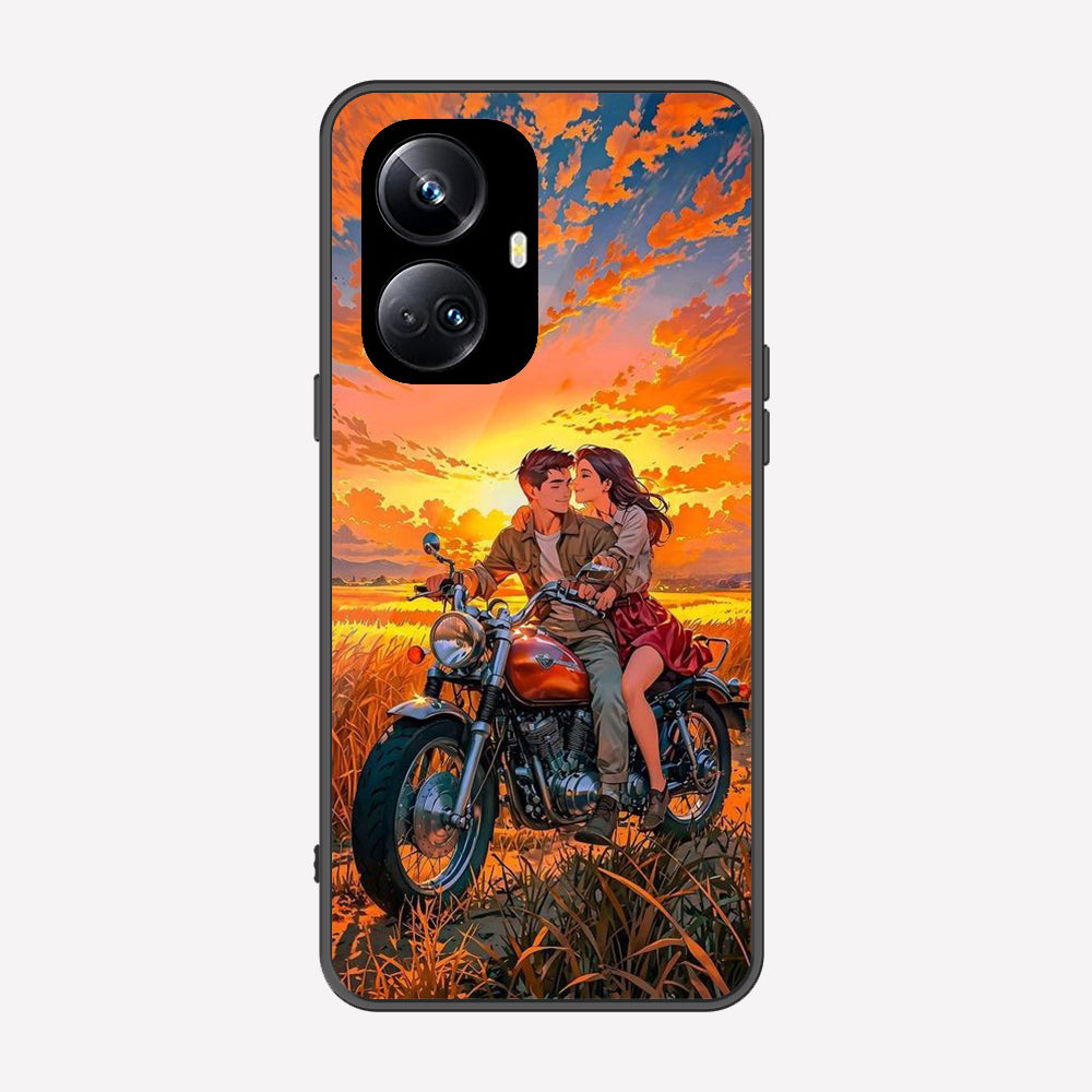 Realme 10 Pro Plus Cover - Love Couple Series - Premium Printed Metal soft Bumper shock Proof Case