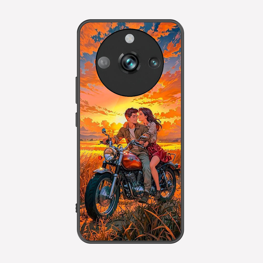Realme 11 Pro Plus Cover - Love Couple Series - Premium Printed Metal soft Bumper shock Proof Case