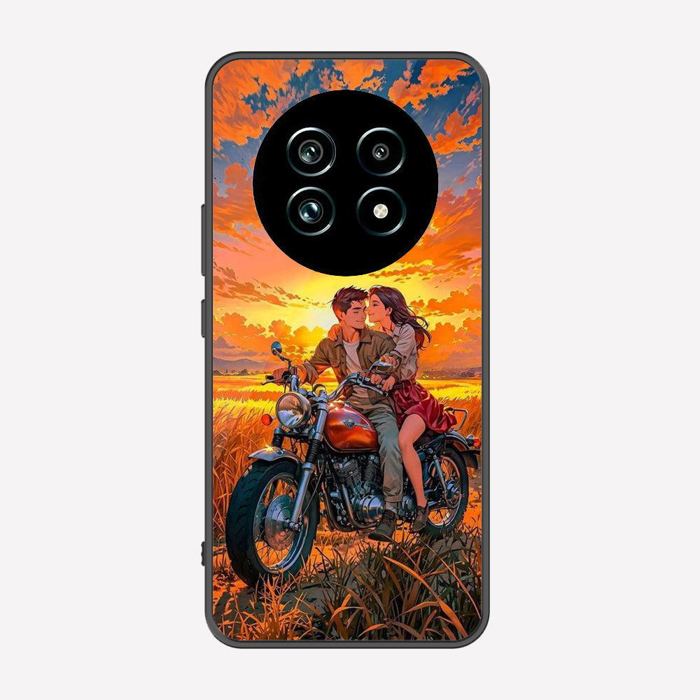 Realme 13 Pro Plus Cover - Love Couple Series - Premium Printed Metal soft Bumper shock Proof Case