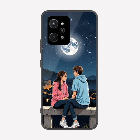 Realme C31 Cover - Love Couple Series - Premium Printed Metal soft Bumper shock Proof Case