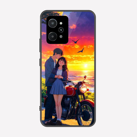 Realme C31 Cover - Love Couple Series - Premium Printed Metal soft Bumper shock Proof Case