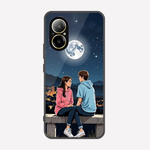 Realme C67 4G Cover - Love Couple Series - Premium Printed Metal soft Bumper shock Proof Case