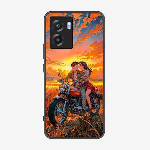Realme V23 Cover - Love Couple Series - Premium Printed Metal soft Bumper shock Proof Case