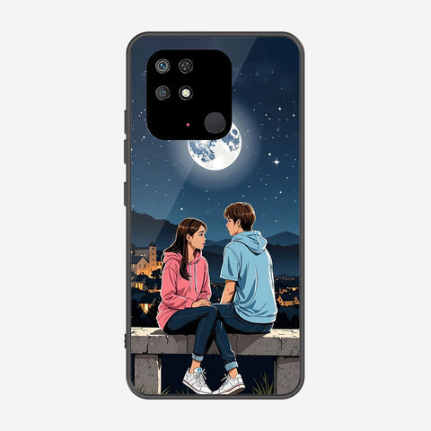 Xiaomi Redmi 10C Cover - Love Couple Series - Premium Printed Metal soft Bumper shock Proof Case