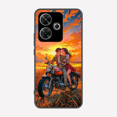 Xiaomi Redmi 13 Cover - Love Couple Series - Premium Printed Metal soft Bumper shock Proof Case