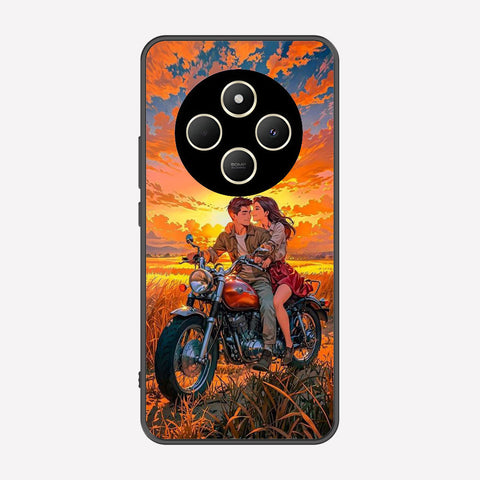 Xiaomi Redmi 14R Cover - Love Couple Series - Premium Printed Metal soft Bumper shock Proof Case
