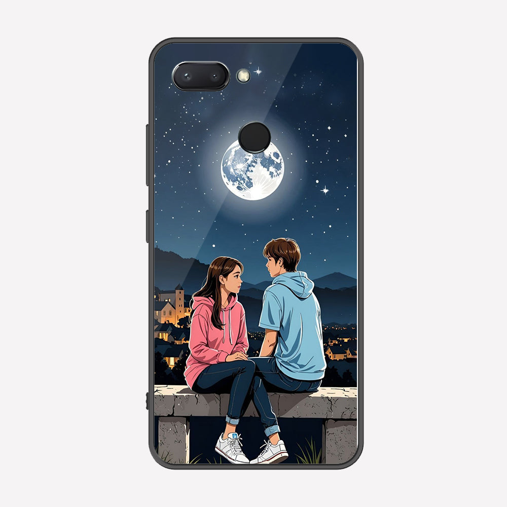 Xiaomi Redmi 6 Cover - Love Couple Series - Premium Printed Metal soft Bumper shock Proof Case