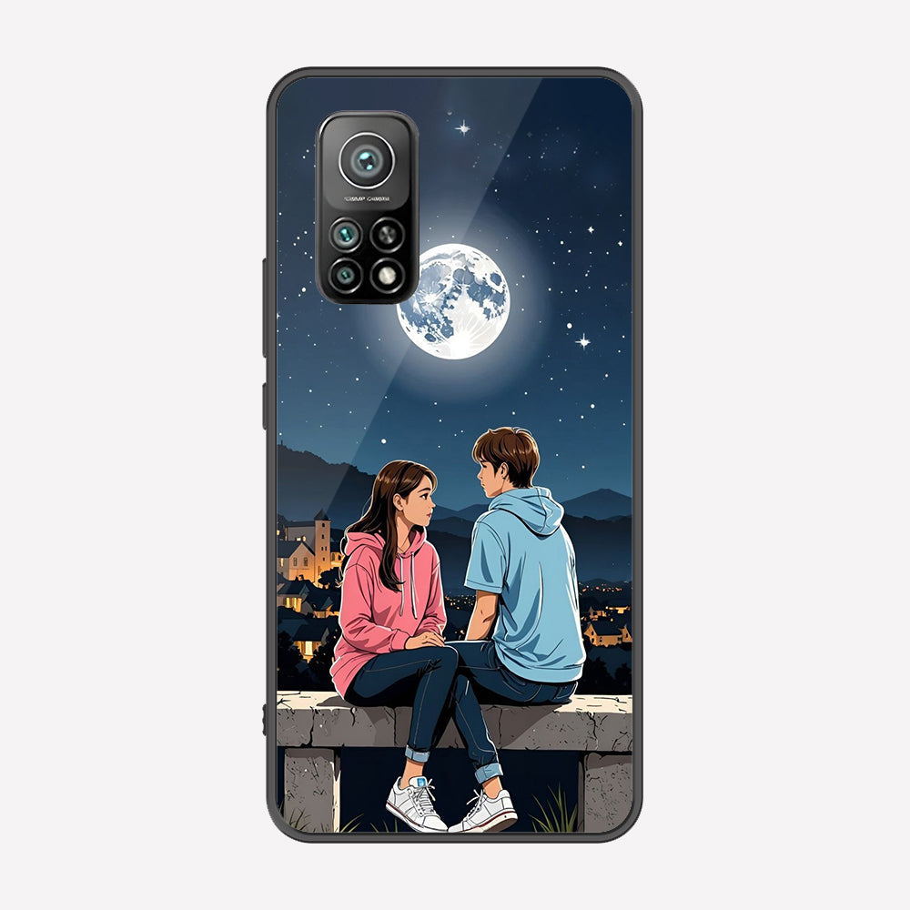 Xiaomi Redmi K30S Cover - Love Couple Series - Premium Printed Metal soft Bumper shock Proof Case