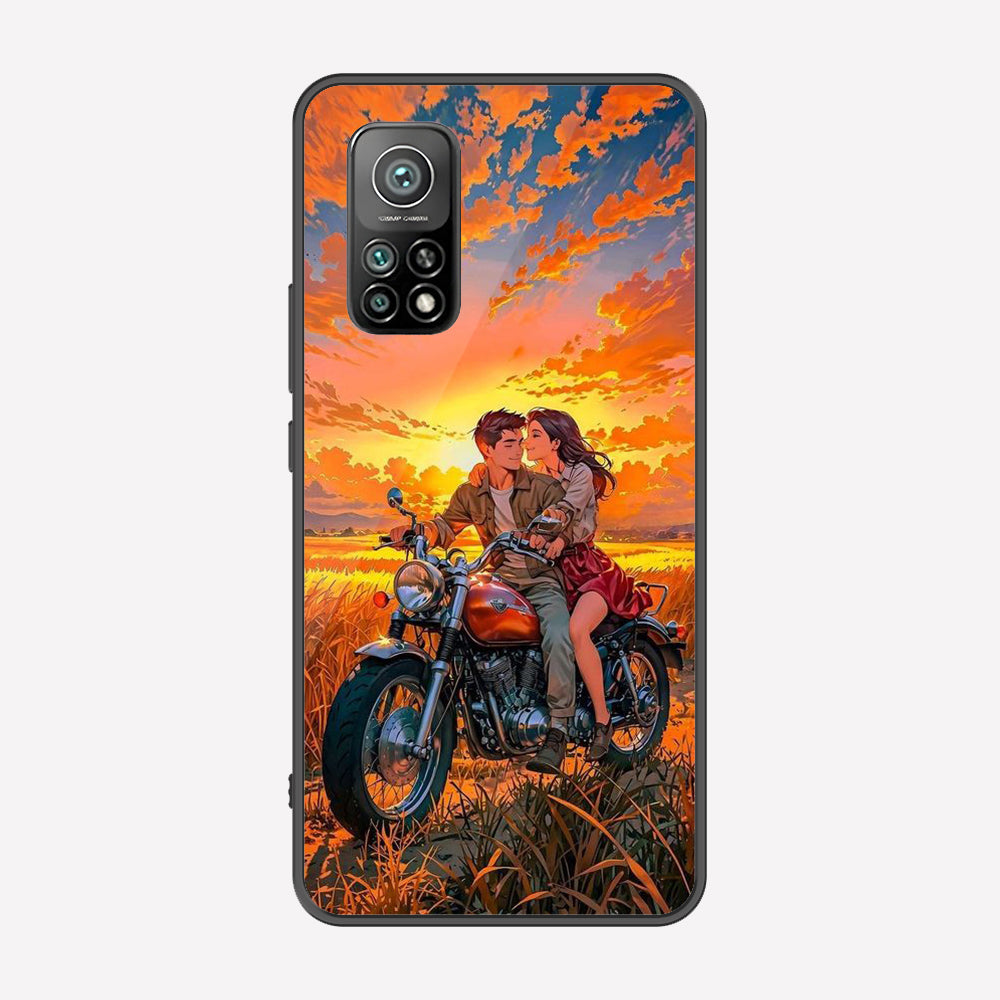 Xiaomi Redmi K30S Cover - Love Couple Series - Premium Printed Metal soft Bumper shock Proof Case