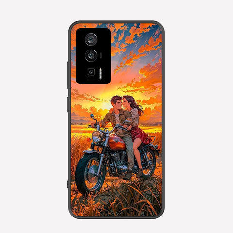 Xiaomi Redmi K60 Cover - Love Couple Series - Premium Printed Metal soft Bumper shock Proof Case