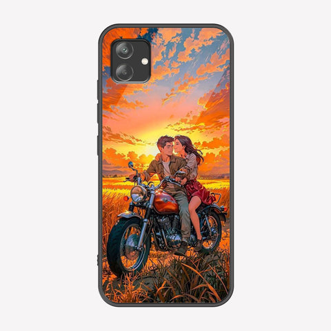 Samsung Galaxy M13 5G Cover - Love Couple Series - Premium Printed Metal soft Bumper shock Proof Case