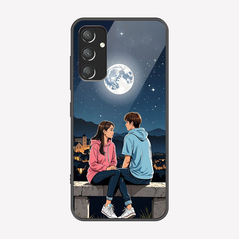 Samsung Galaxy A05s Cover - Love Couple Series - Premium Printed Metal soft Bumper shock Proof Case