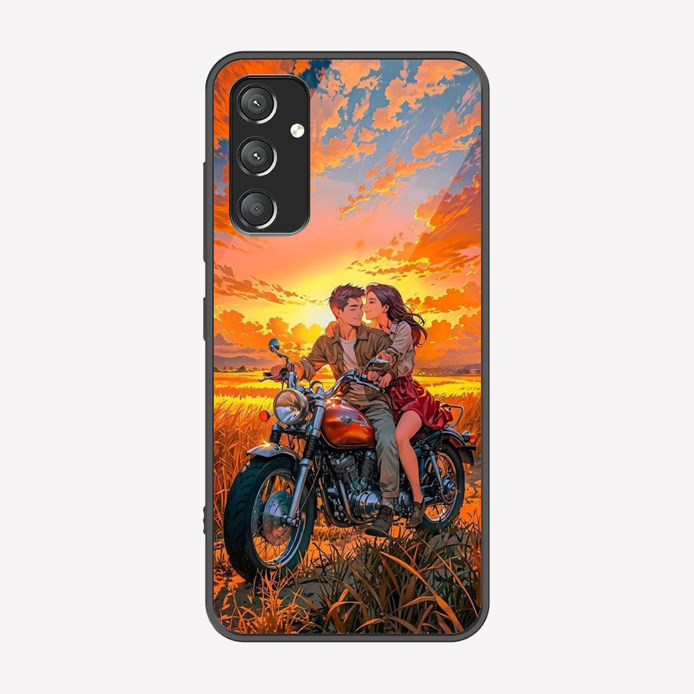 Samsung Galaxy A05s Cover - Love Couple Series - Premium Printed Metal soft Bumper shock Proof Case