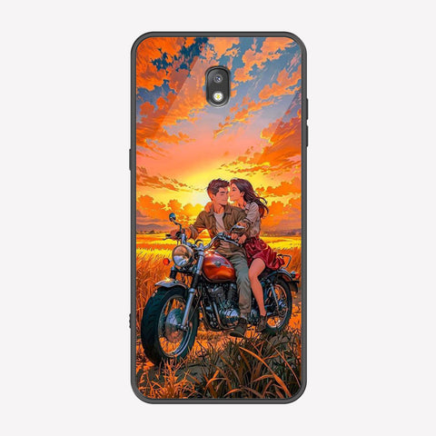 Samsung Galaxy J7 Core / J7 Nxt Cover - Love Couple Series - Premium Printed Metal soft Bumper shock Proof Case